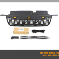 Good Quality ABS Front Middle Grill Racing Grills With LED Lights Fit For Ford Escape Kuga 2001-2004 2005-2007
