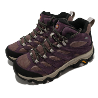 Merrell 登山鞋 Moab 3 Mid GTX 中筒 女鞋 紫 黑 防水 支撐 vibram 健行 ML135482