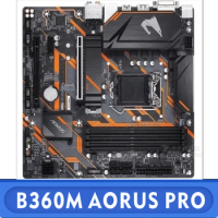 Second hand For B360M AORUS PRO motherboard 32GB LGA 1151 DDR4 M - ATX Tested good