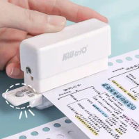 6Holes Hole Puncher DIY A4 A5 B5 Loose Leaf Paper Hole Punch Planner Scrapbooking Paper Binding Tool Standard Hole Punch Machine