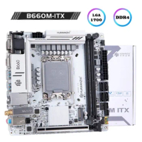 B660M Motherboard LGA 1700 Dual DDR4 Memory Slots PCI-E 4.0 M.2 64G Support 12th CPU New Intel B660 