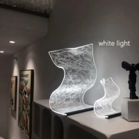 Creative LED Magic Carpet Table Lamp Romantic Atmosphere Light Bedroom Restaurant Living Room Decoration