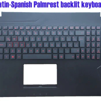 Latin-Spanish Palmrest backlit keyboard for Asus G502VM G502VMK G502VS G502VT G502VY FX60VM