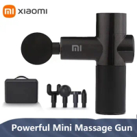 Xiaomi Mijia Fascia Gun Smart Home Relaxation Treatments Massager Relieve Muscle Soreness Vibration Massage Gun Portable Gift