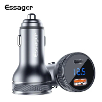 Essager Car Charger Mobil Digital Display Fast Charging 36W PD 3.0
