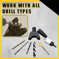 1pc HandFree Dust Collector Hole Saw Dust Extraction Tool Vacuum Attachment Dust Collector Powerful 