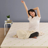 【LooCa】【買床送枕】防蹣抗敏2.5cm益生菌泰國乳膠床墊-雙人5尺(共兩色-送枕X2)