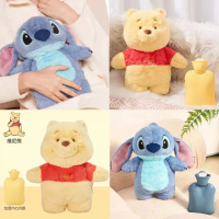 ส่งด่วนตุ๊กตา สติช หมีพูห์ Pooh กอดนุ่มนิ่ม คลายหนาว ถุงน้ำร้อน ประคบแก้ปวด disney แถม กระเป๋าน้ำร้อ