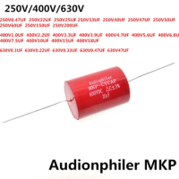 1PCS Audiophiler Axial MKP Capacitor Audio 250V 400V 630V 10UF/400V 0.1UF 0.22UF 0.33UF 6.8UF 7.5UF 8.2UF