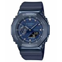 【CASIO 卡西歐】G-SHOCK 農家橡樹系列/45mm/金屬藍(GM-2100N-2A)