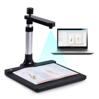 Dual Lens 10 Mega-pixel HD A3 Document Scanner OCR Camera Documents Book Scanner Office Book Image Document Camera A4 A5 Scanner