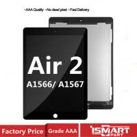 Tested For iPad Air 2 LCD Assembly For iPad 6 A1567 A1566 Lcd Display with Touch Screen Digitizer Panel Replacement