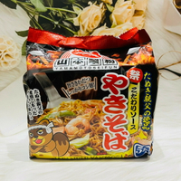 日本 山本製粉 狸貓爸爸 日式炒麵 5食入 炒麵 泡麵 炒泡麵