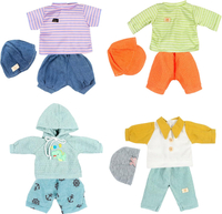 Baby Boy Doll Clothes for 12 13 14 15 16 Inch Dolls 4 Sets 14 inch Doll Clothes Accessories Fit Newb