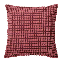 SVARTPOPPEL 靠枕套, 淺紅色, 65x65 公分