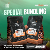 Kopi Arabika Bali Kintamani Bundling Kopi Arabika Semendo Biji Bubuk Bubuk Kasar