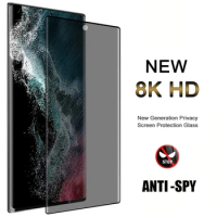 3D Curved Privacy Screen Protectors For Vivo X90 X90 Pro Anti-spy Protective Tempered Glass For Vivo X90 plus