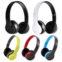 P47 Wireless Over Ear Headset Card Mp3 Player Bluetooth-Compatible 5.0 Sports Game Headset Support Hands-Free for Smartphone