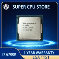Б/у процессор Intel Core i7-6700K i7 6700k LGA 1151 8 МБ кэш 4,0 ГГц четырехъядерный процессор cpu