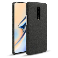 Oneplus 7 Pro Case Luxury Silm Fabric Protection Case Oneplus One Plus 7 7T 8 Pro Cover Coque Funda Bumper Capa Shell Bags