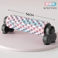 實心支架式泡沫軸放鬆狼牙棒滾輪按摩滾筒滾腿瑜伽器滾軸按摩器