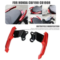 Motorcycle refit accessories handrail CNC aluminium alloy is suitable for honda CBF190 CB190R Rear wing rack rear handrail