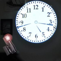 新款二代LED投影時鐘超低音 個性羅馬投射鐘錶客廳鍾掛鐘電子鐘