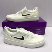 SEPATU SB NYJAH WHITE BLACK PREMIUM COWOK