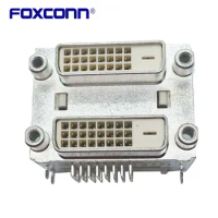 Foxconn QH11121-PBDF-4F Elevated DVI Connector 24P Double Female Card Slot spot