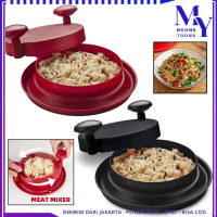 Alat Penggiling Daging Manual Praktis Alat Pemotong Sayuran Penghancur Daging Ayam Suwir