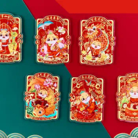 Chinese New Year Refrigerator Magnet Cartoon Dragon Sticker For Refrigerator Message Board Whiteboard Home Party Decorations
