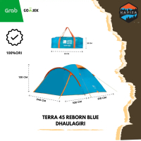 Tenda Dhaulagiri Terra 45 REBORN - Tenda Kemping - Tenda Camping 4P - Tenda Double Layer Tenda Campi