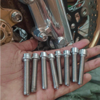 [ COD ] Baut pangkon kaliper bottom bawah skok ninja stainless bubut harga 1pcs