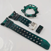 New Green Watchband and Bezel For GWF-D1000 With Buckle Watch Strap and Cover With Tools