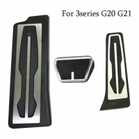 Pedal For BMW G20 G21 2019 2020 320i 330i 330e M340i 318d 320d 330d Brake Accelerator Footrest Pedal Pad Cover Accessories