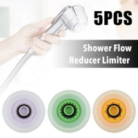 5PCS Shower Flow Reducer Limiter Set Shower Head Flow Control Valve Aver Device Tap Water Saving 4/6/7 L/min