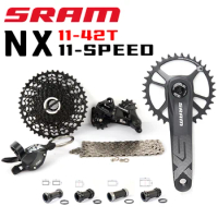 SRAM NX 1X11 11 Speed Trigger Lever Rear Derailleur Cassette 11-42T Chain DUB SX Crankset EAGLE Bicycle Groupset Bike Kit