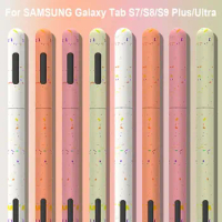 For Samsung Galaxy Tab S7/S8/S9 Plus Ultra S Pen Sleeve Luminous Tablet Touch Pencil Case Silicone Stylus Protective Cover