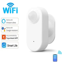 Wifi Human Motion Sensor PIR Motion Sensor Smart Home Security Detector Smart Life Control Works with Alexa Google Home