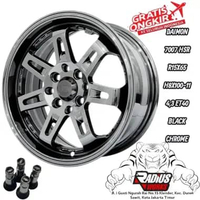 velg mobil r16 velg hsr orginal hsr daimon r16 h8 untuk mobil VTI, Estilo, Fit, Freed, Ferio, Genio,