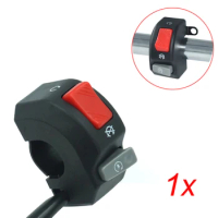 Motorcycle Switch Universal 7/8inch Handlebar Fog Hedlight Horn Start Kill Switch ON OFF Button 12V For ATV Scooters Snowmobile