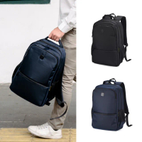 【Travel Blue 藍旅】菁英款 簡約後背包-黑/海軍藍 筆電包/防水電腦包/雙肩包/大容量背包 TB3060
