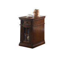 簡約客廳沙發邊櫃實木小酒櫃 歐式復古邊桌美式小床頭櫃