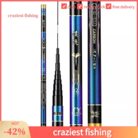 Fishing Rod Stream Telescopic Carbon Fiber Rod Ultra Light Fishing Rods Pike Spinning Kastking Rockfishing Carp Cane Carpfishing