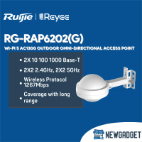 RUIJIE REYEE RG-RAP6202(G) WI-FI 5 AC1300 OUTDOOR OMNI-DIRECTIONAL ACCESS POINT