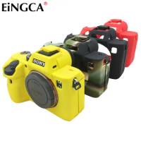 Camera Video Silicone Bag Body Protection Rubber Case for Sony A7III A7M3 ILCE-7M3 Digital Camera
