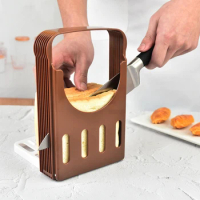 Bread Slicer Toast Slicer folding Slicer Toaster DIY home baking tool toast cutting AIDS