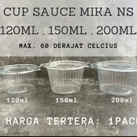 CUP NS MIKA 120ML 150ML 200ML UNTUK AGER PUDDING JELLY DESSERT