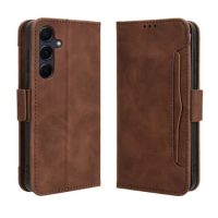 For Samsung Galaxy A55 5G Cover Leather PU Wallet Type Multi-card Slot Leather Book Design Case For Galaxy A35 5G Phone Bags