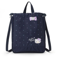 大賀屋 日貨 Hello Kitty 手提包 後背包 束口袋 縮口袋 女包 包包 點點 KT 正版 J00030709